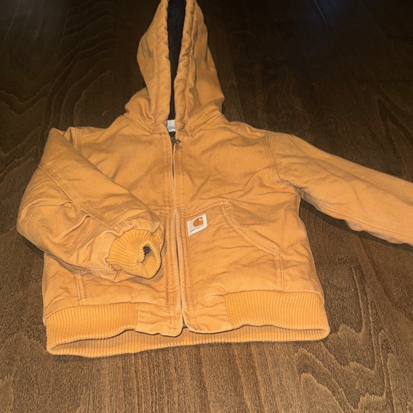Carhartt Other - Carhartt Youth (size 6) Golden Tan Hooded Jacket